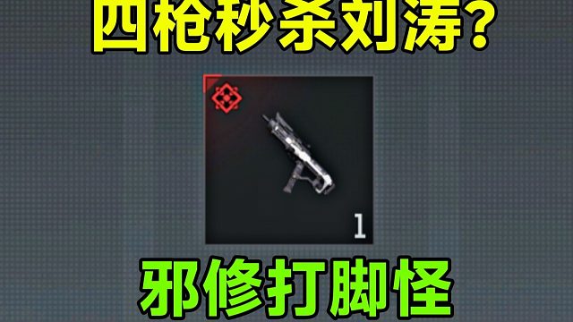 刘涛不护腿四枪秒了？VMP谁研究的捏？