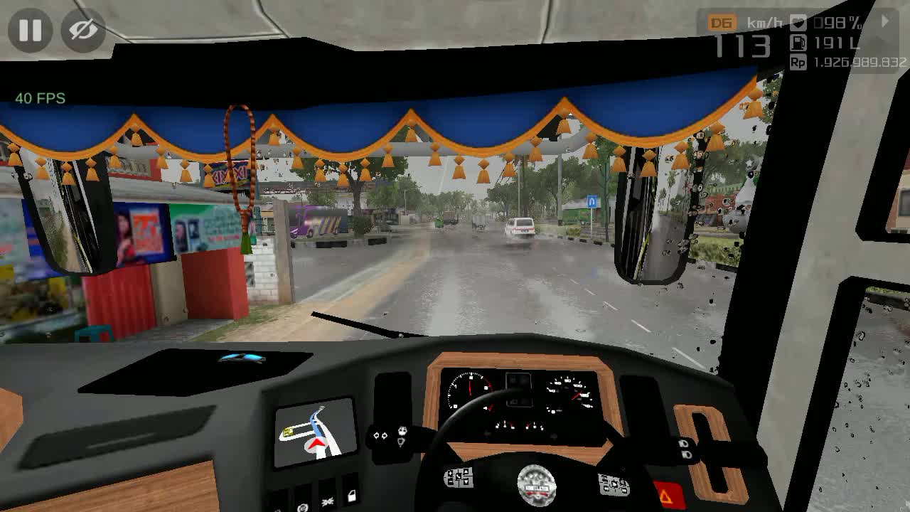 印尼巴士模拟器(手柄玩)试玩片段