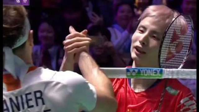 明天决赛还是我 石宇奇VS拉尼尔2-0（21-15 21-17）