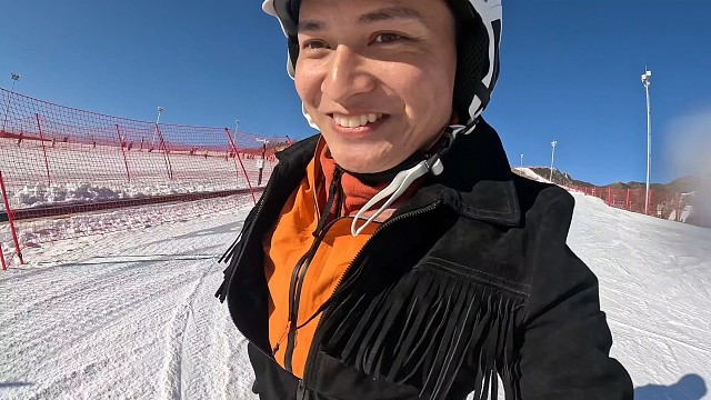 21年骑行西藏队友带我解锁滑雪新技能，下一个骑行计划已启动！