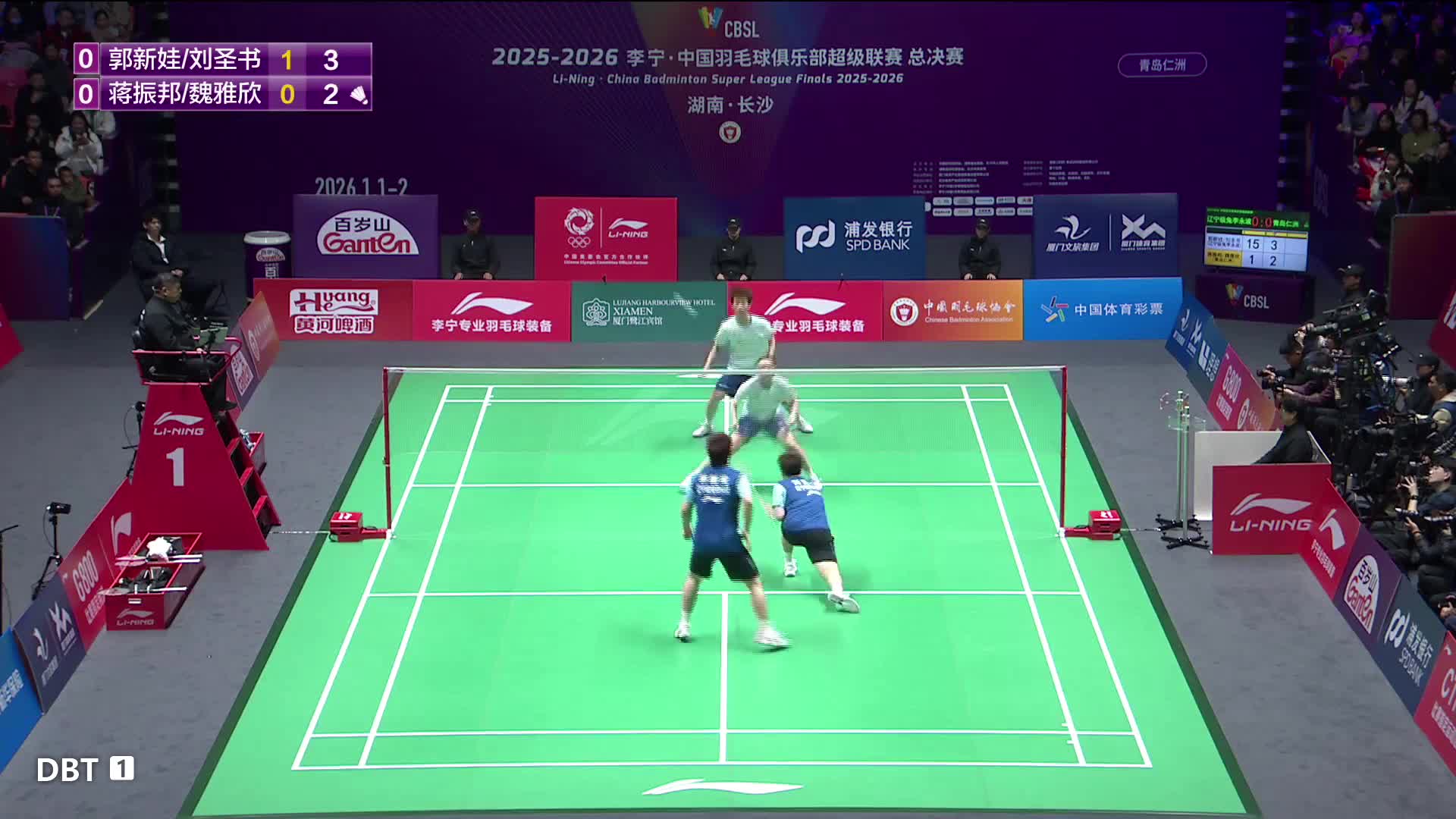 蒋振邦/魏雅欣第二场得了六分都在上半场