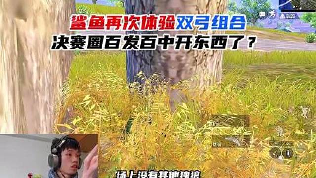 鲨鱼再次体验双弓组合，决赛圈独狼大战四个满编队？