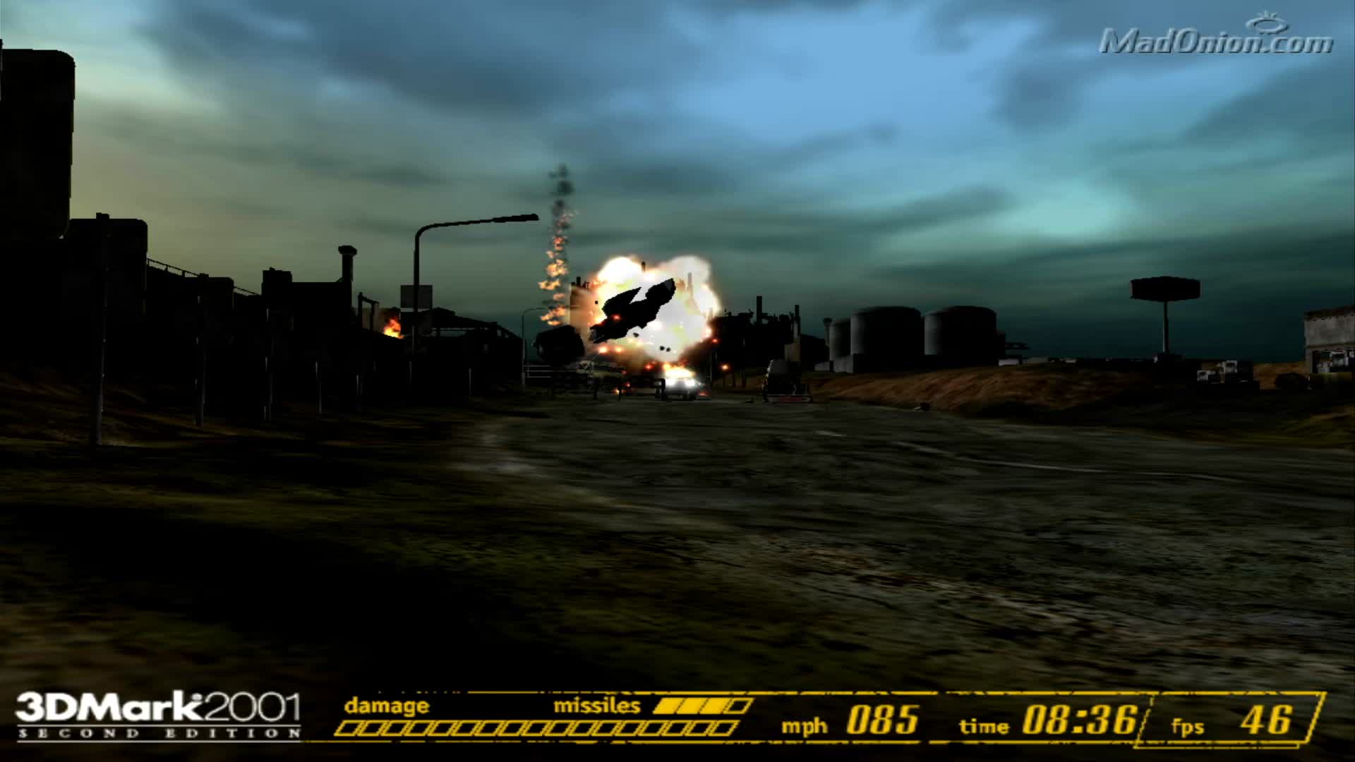 Zhaoxin C960 WIN7大战3DMARK2000 01SE（6640MA 双通道 450丨300Mhz对比）