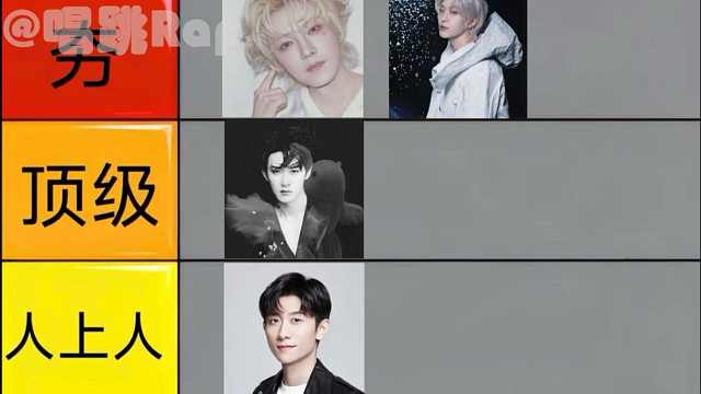 iamroosie给顶流男星从夯到拉排序
