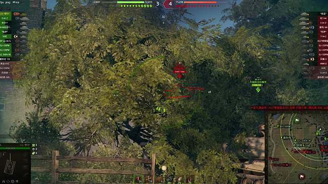 坦克世界  不要惹野牛因为它不好惹