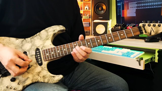 滨崎步my all电吉他弹奏西安张龙电吉他教学