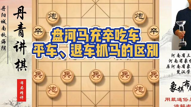 象棋布局一点通全套课程，盘河马冲卒吃车，平车、退车抓马的区别！如何快速提升象棋水平？如何学习象棋布局