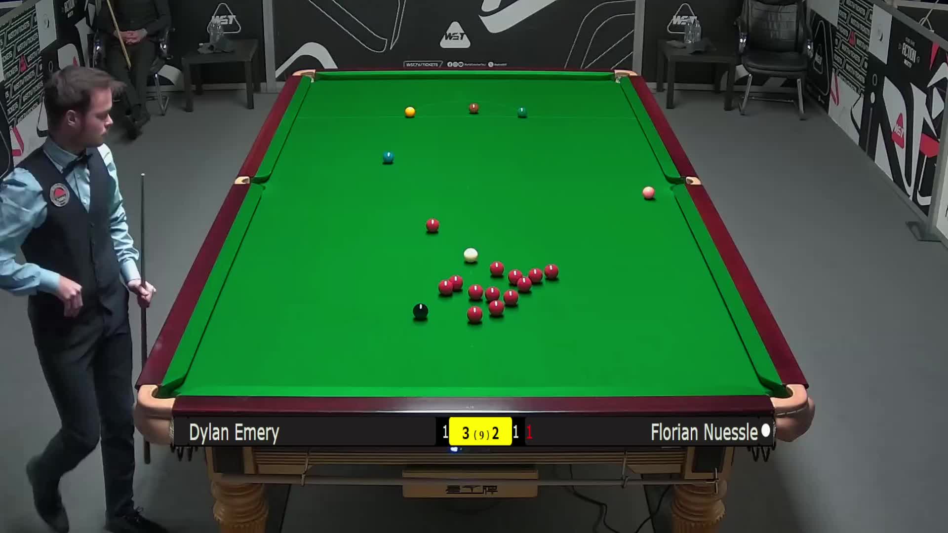 【第六局】迪伦·埃默里VS弗洛里安·努斯勒 德国大师赛资格赛