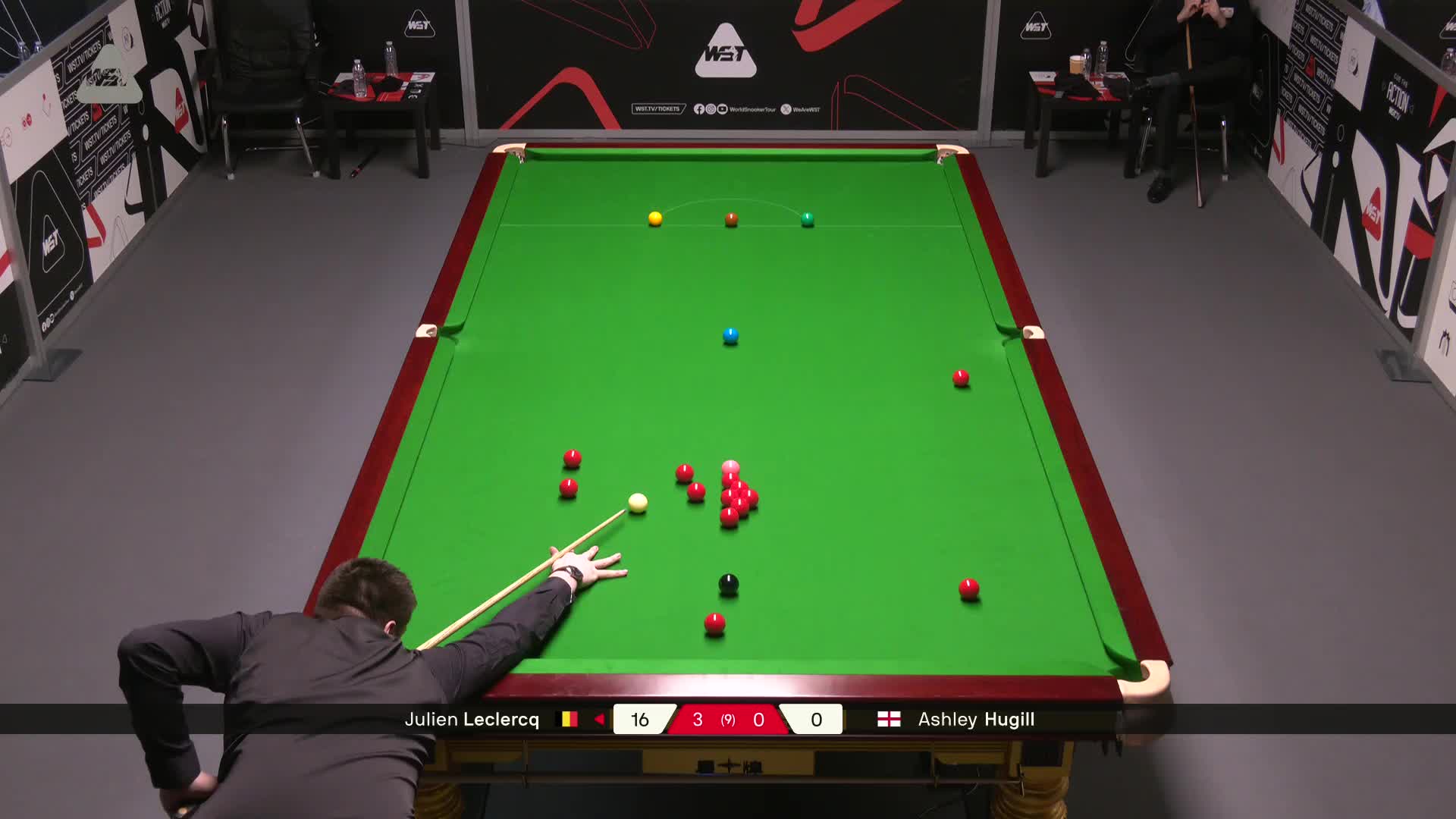 【第四局】朱利安·勒克莱尔VS阿什利·赫吉尔 德国大师赛资格赛