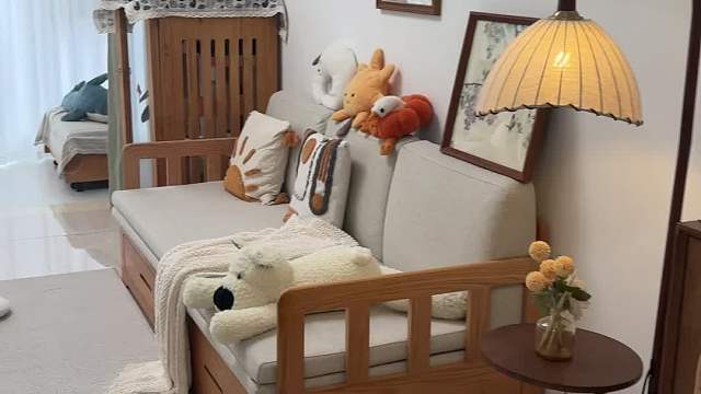 55㎡两室一厅一镜到底看看我原木风小家