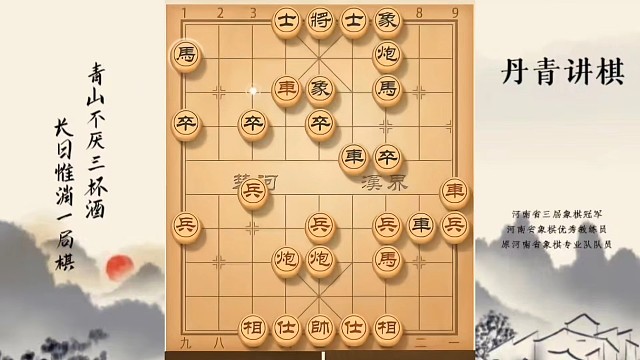河南省冠军黄丹青讲棋，象棋怎么学，象棋教学，教学讲解破解高车保马，系统学习象棋
