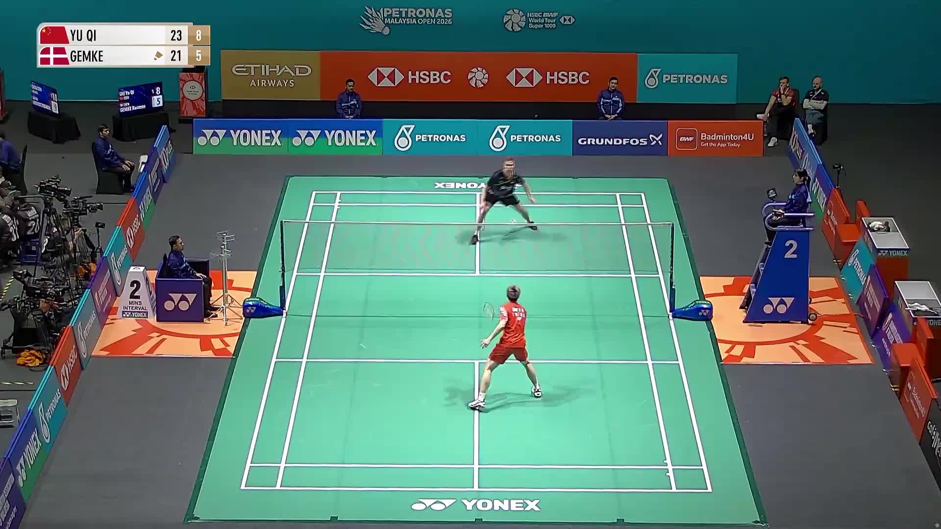 【第二局】男单 石宇奇VS格姆克 2026马来西亚羽毛球公开赛