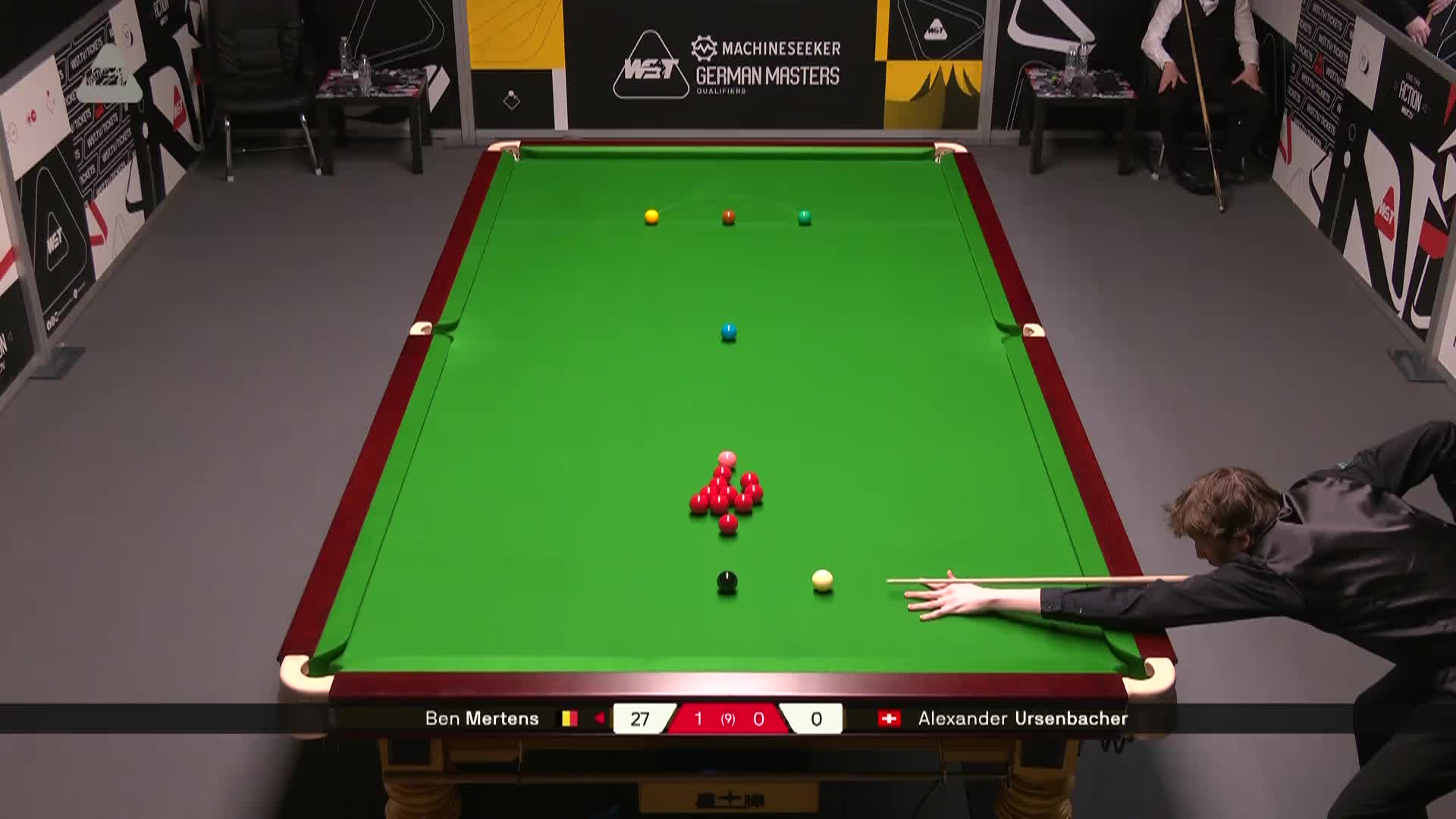 【第二局】本·米尔滕斯VS亚历山大·乌森巴赫 德国大师赛资格赛