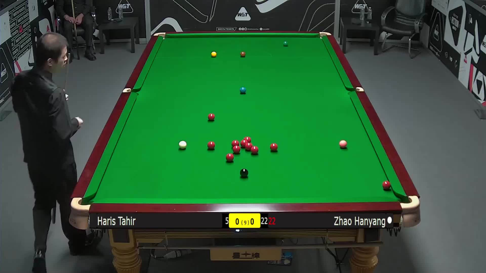 【第一局】哈里斯·塔希尔VS赵翰洋 德国大师赛资格赛