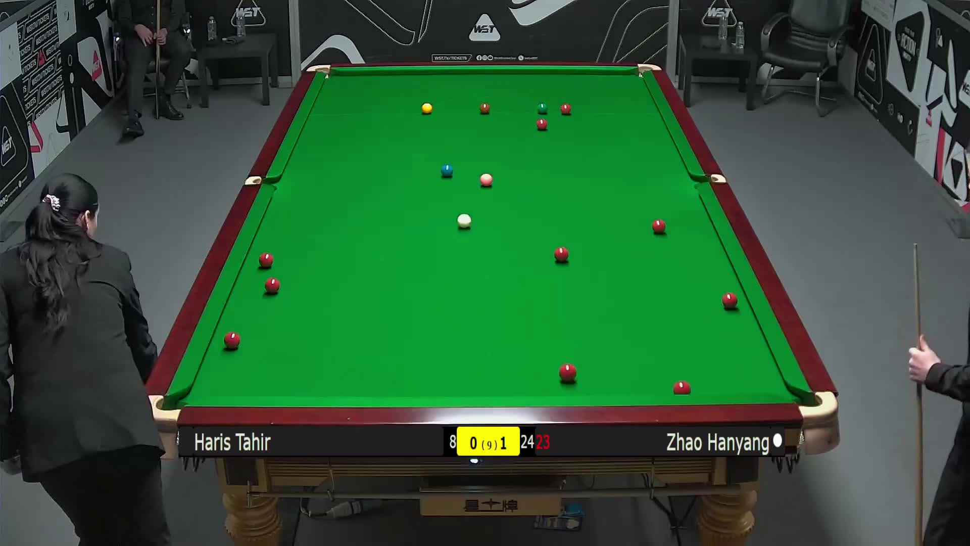 【第二局】哈里斯·塔希尔VS赵翰洋 德国大师赛资格赛