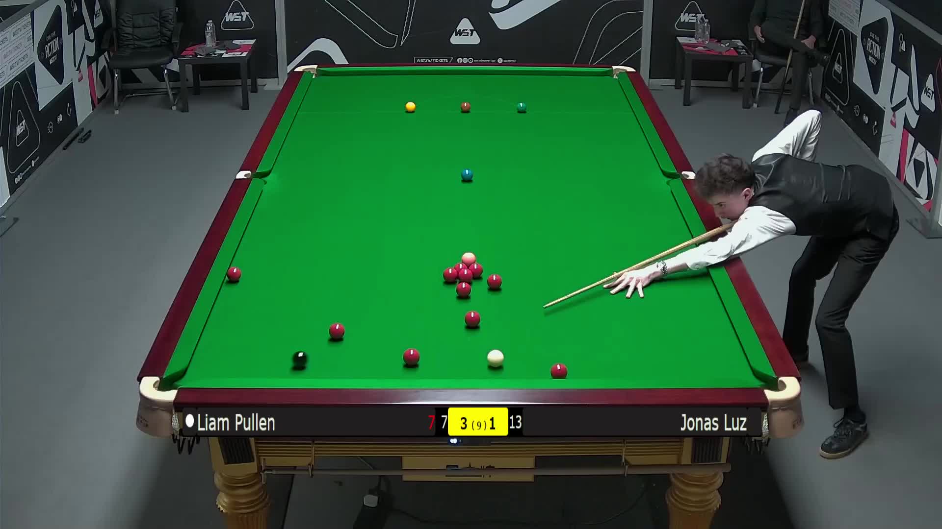 【第五局】利亚姆·普伦VS乔纳斯·鲁兹 德国大师赛资格赛