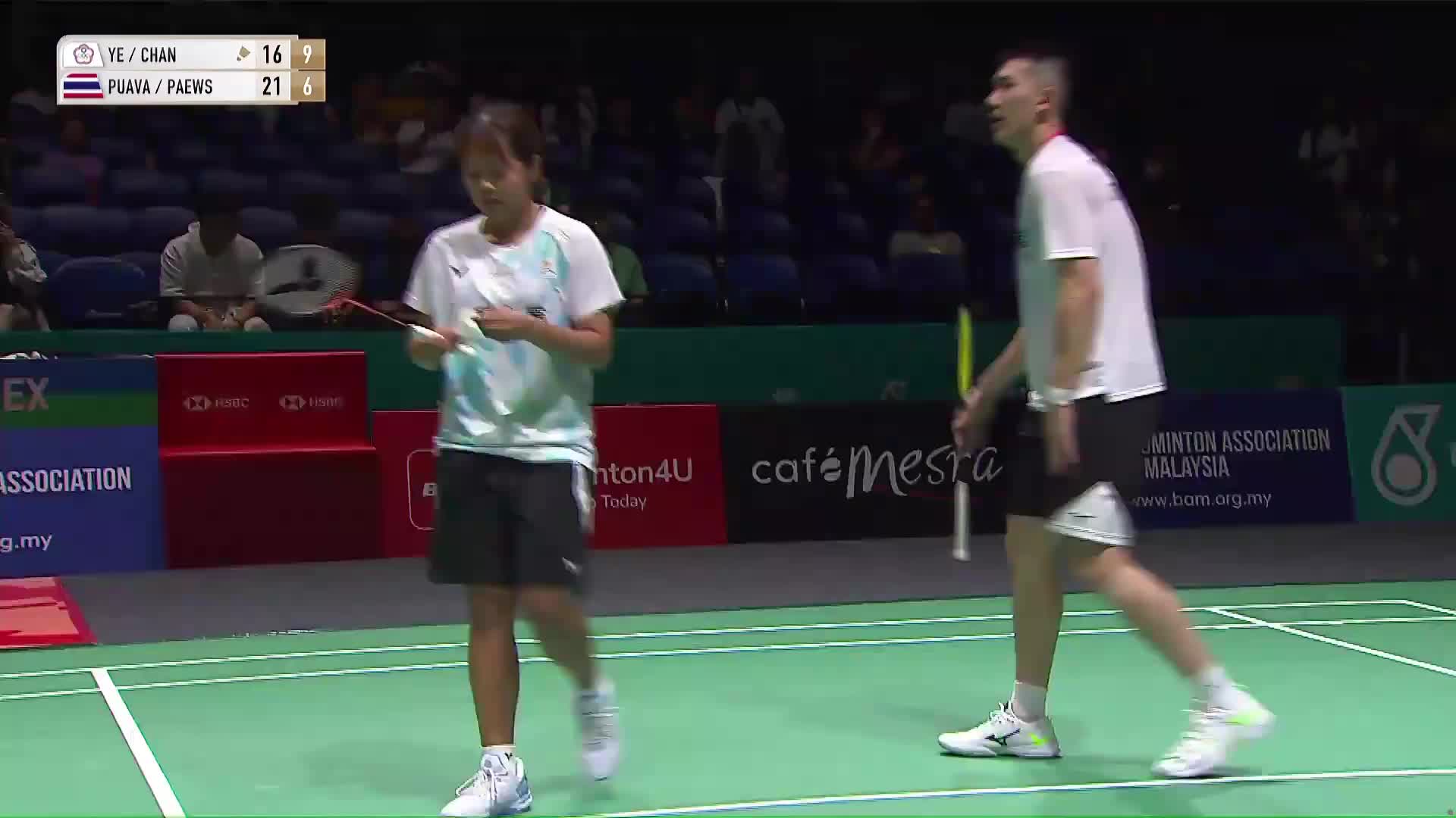 【第二局】混双 叶宏蔚/詹又蓁VS德差波/苏皮萨拉 2026马来西亚羽毛球公开赛