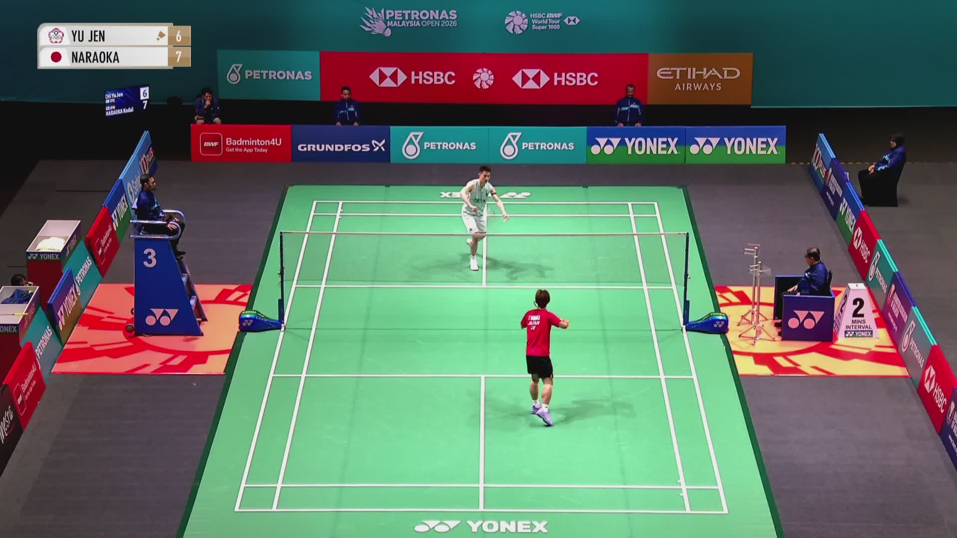 【第一局】男单 戚又仁VS奈良冈功大 2026马来西亚羽毛球公开赛