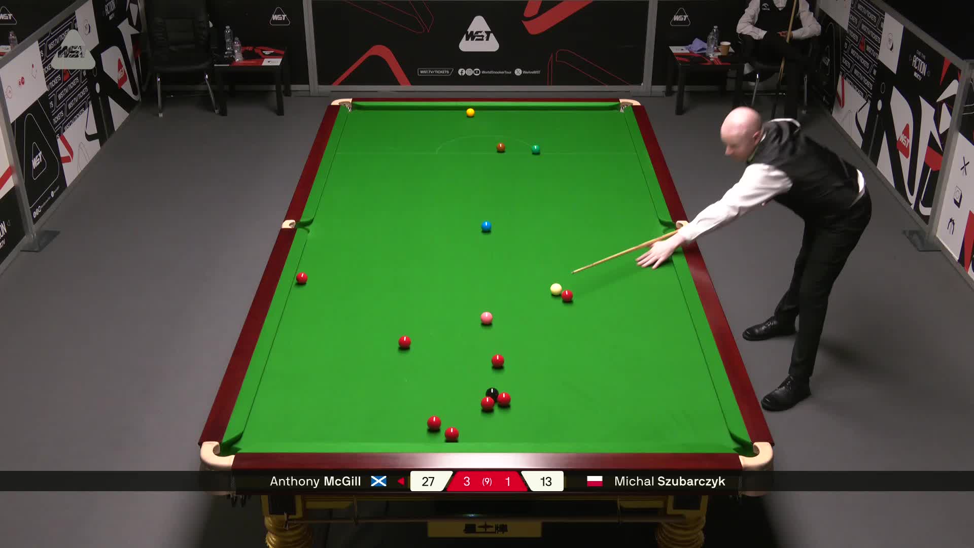 【第五局】安东尼·麦克吉尔VS米哈乌·苏巴尔奇克 德国大师赛资格赛