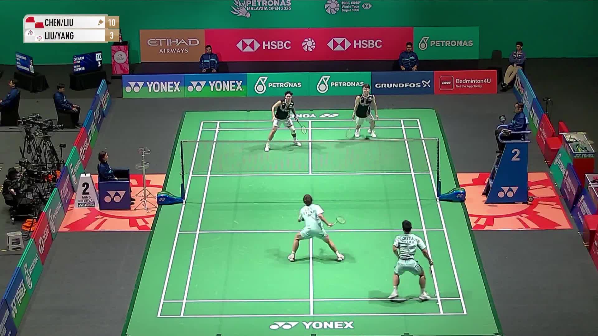 【第一局】男双 陈旭君/刘阳VS刘广珩/杨博涵 2026马来西亚羽毛球公开赛