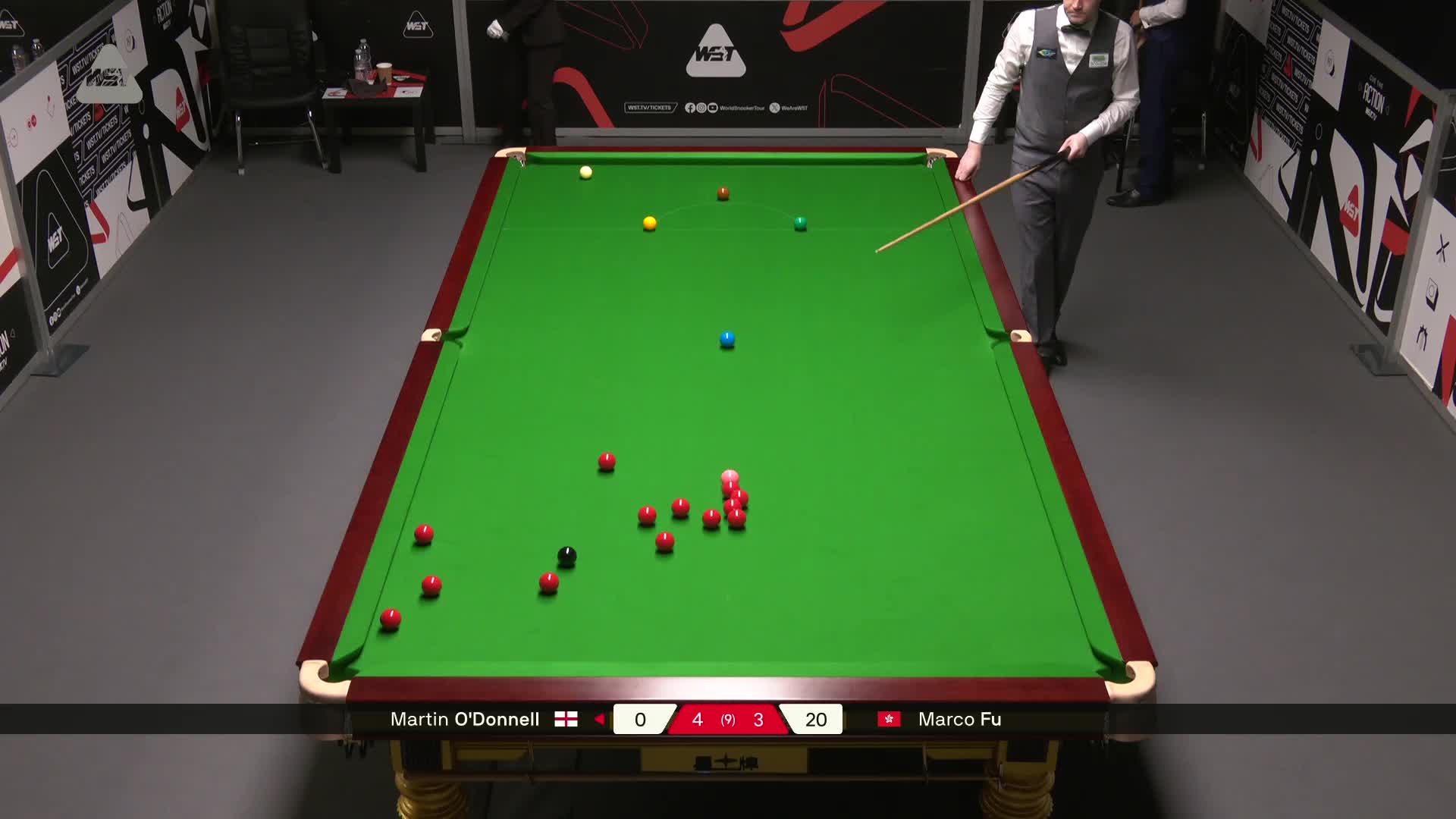 【第八局】马丁·奥唐奈VS傅家俊 德国大师赛资格赛