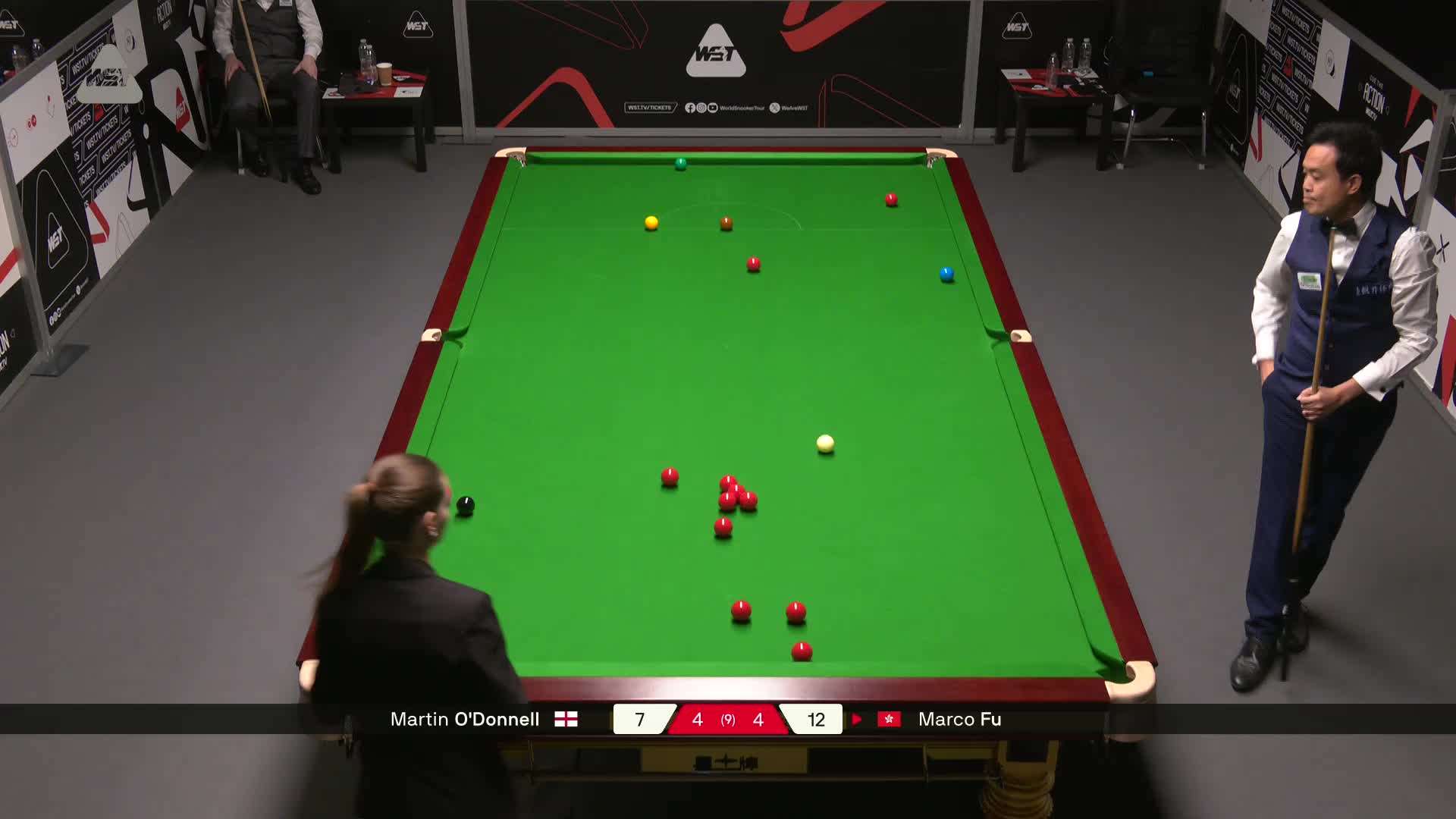 【第九局】马丁·奥唐奈VS傅家俊 德国大师赛资格赛