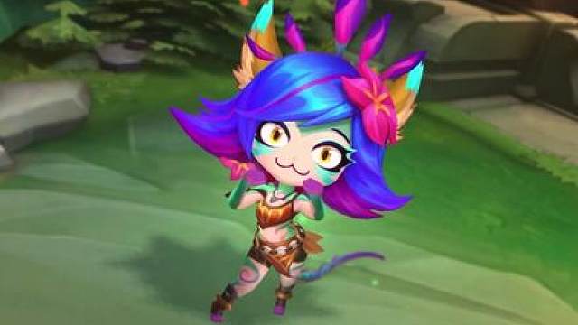 神话级小小英雄展示 超级K/DA粉丝 小小妮蔻 “没人会想到妮蔻变得不像妮蔻，而且不再是妮蔻了。”