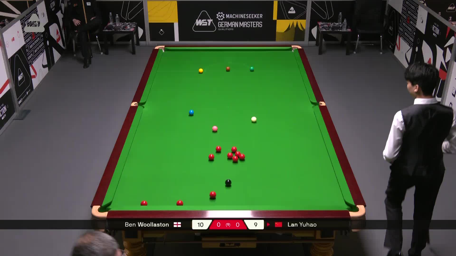 【第一局】本·沃拉斯顿VS蓝裕豪 德国大师赛资格赛