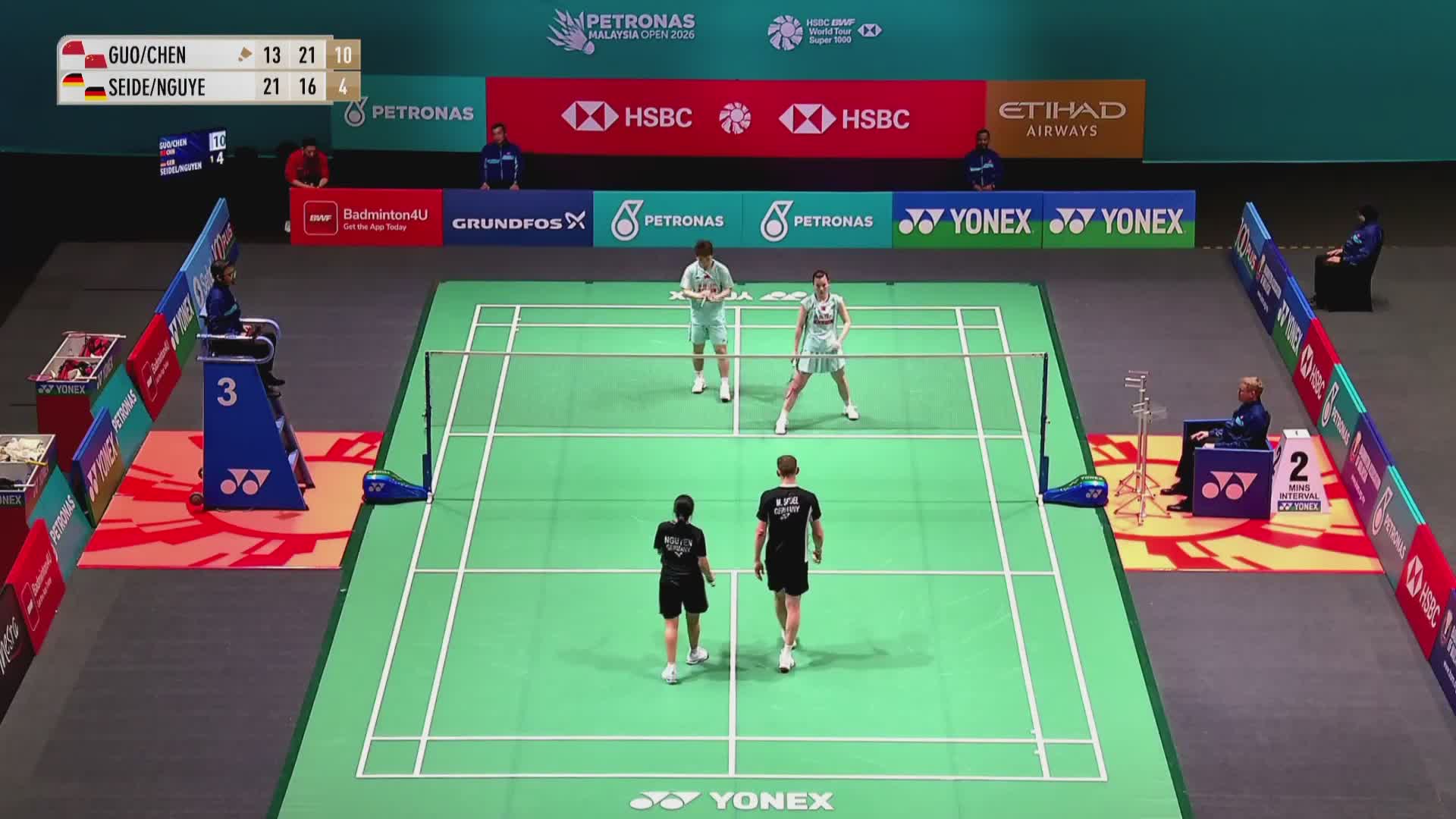 【第三局】混双 郭新娃/陈芳卉VS塞德尔/阮福芳 2026马来西亚羽毛球公开赛