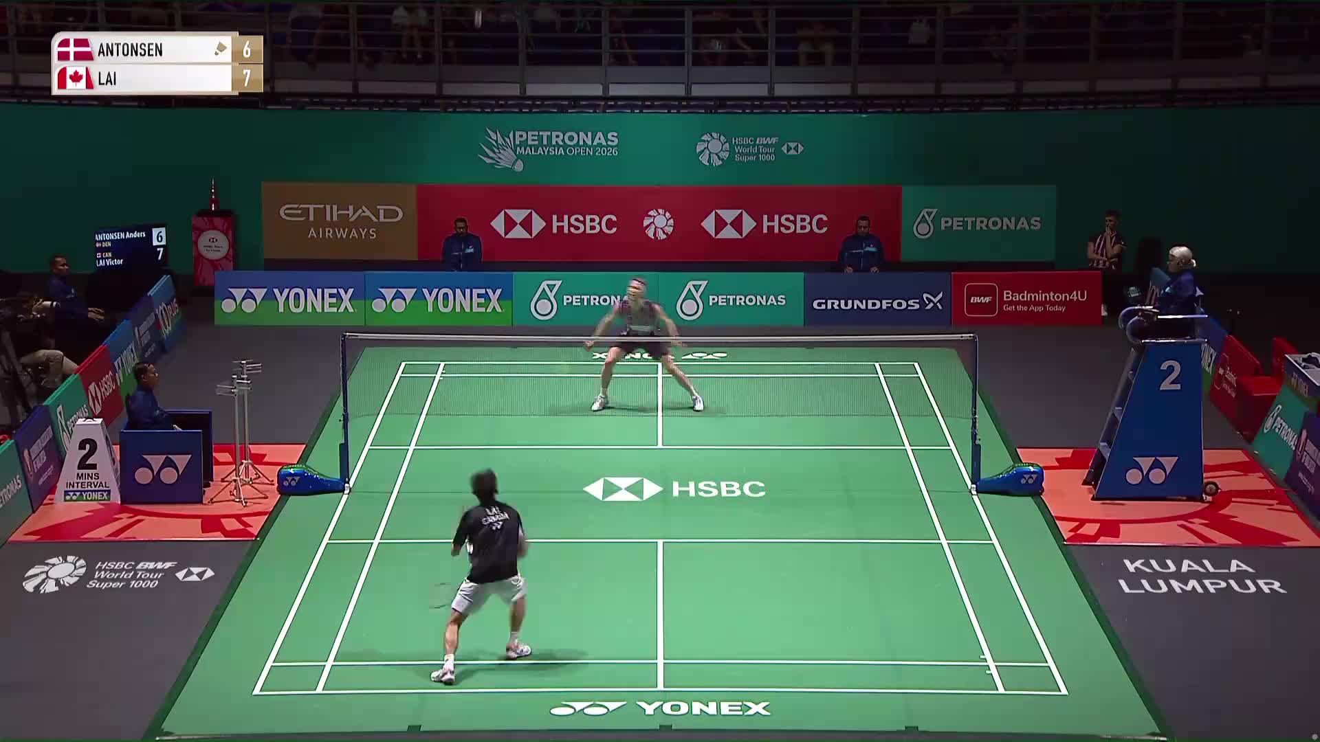 【第一局】男单 安东森VS赖浩俊 2026马来西亚羽毛球公开赛
