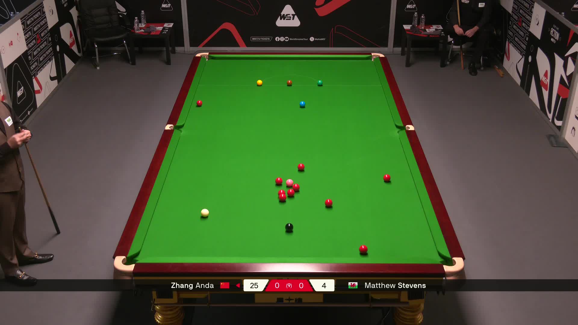 【第一局】张安达VS马修·史蒂文斯 德国大师赛资格赛