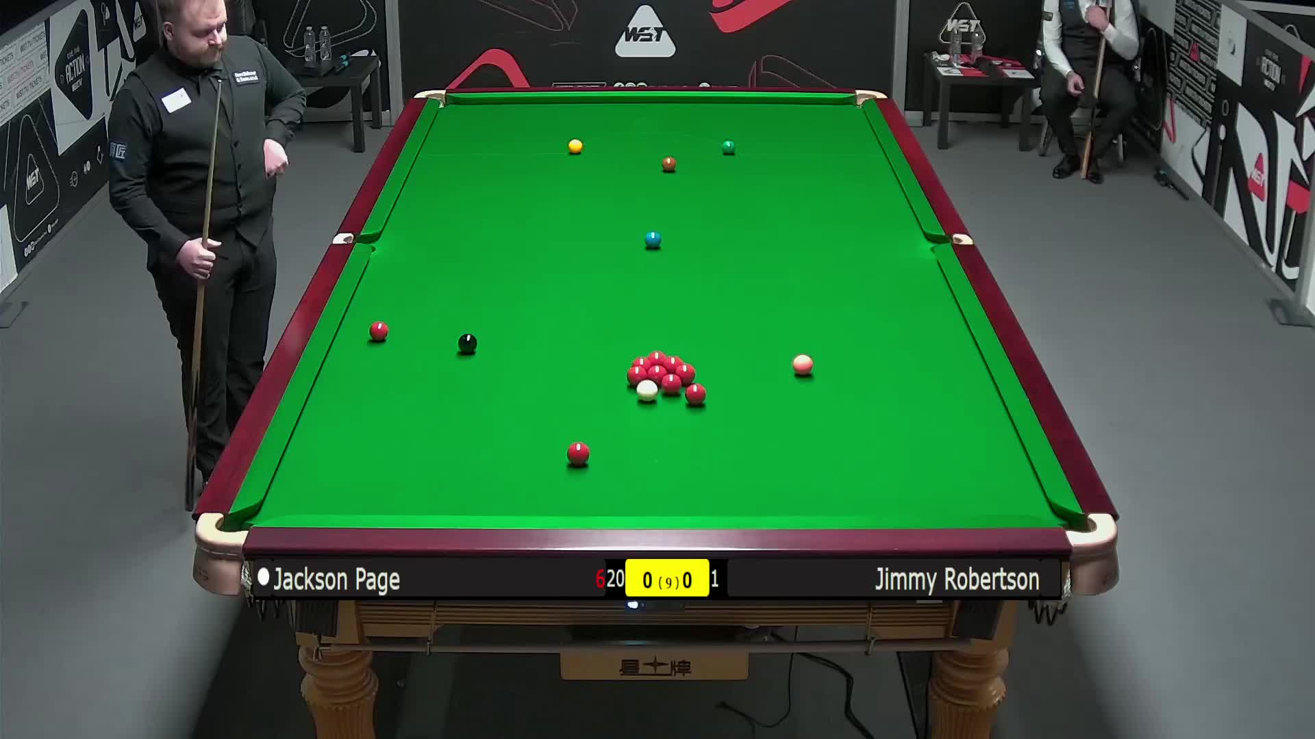 【第一局】杰克逊·佩吉VS吉米·罗伯逊  德国大师赛资格赛