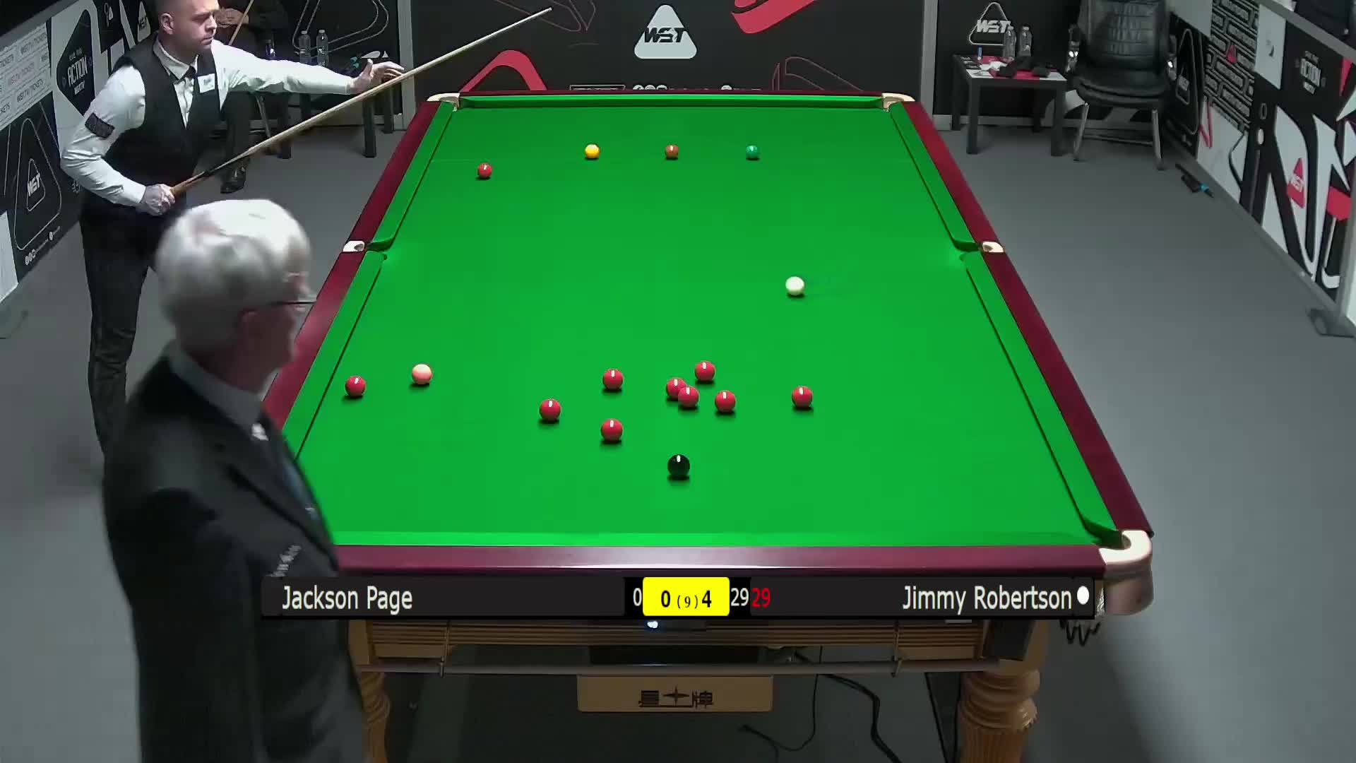 【第五局】杰克逊·佩吉VS吉米·罗伯逊  德国大师赛资格赛