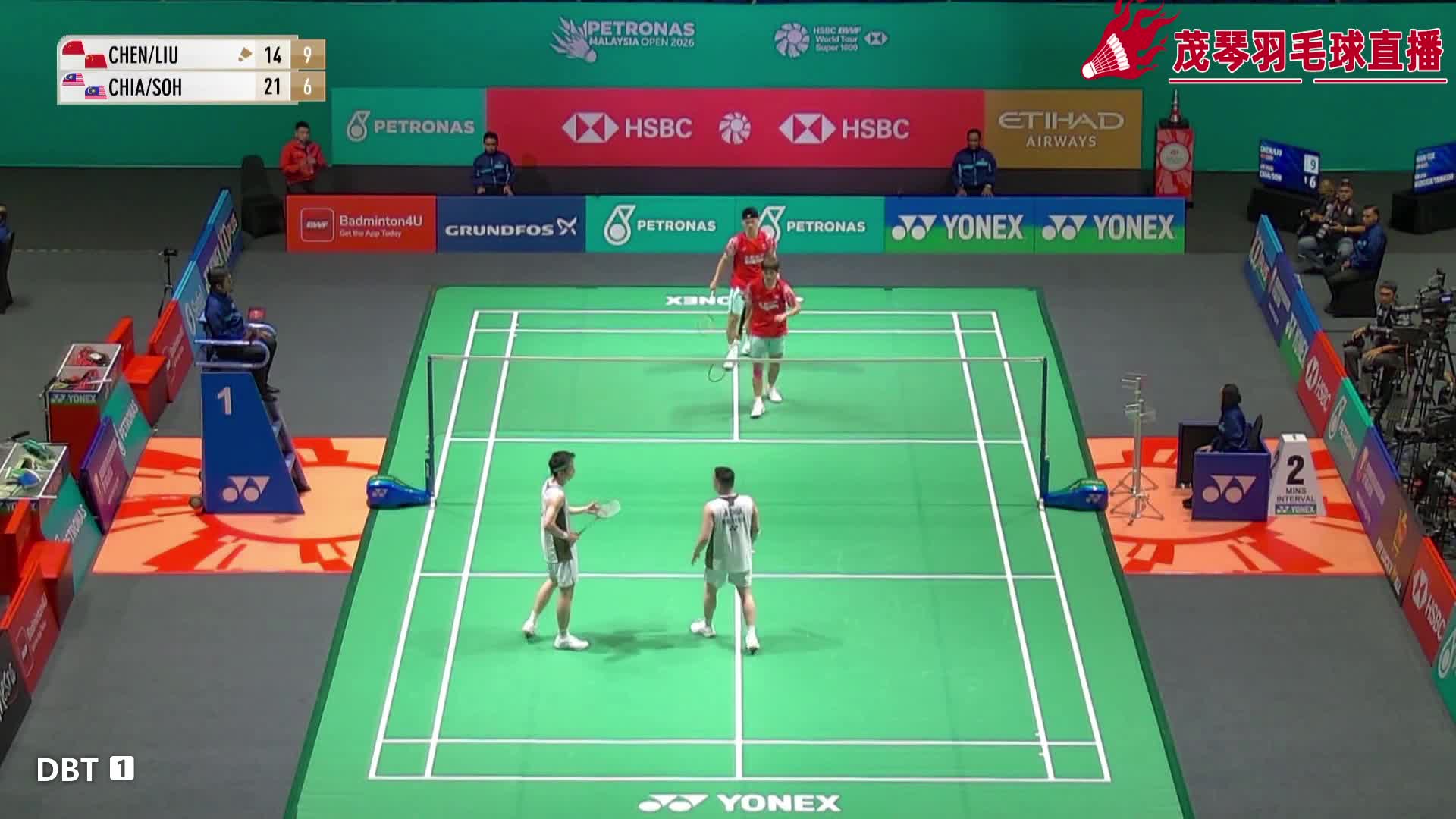 2026年马来西亚羽毛球公开赛男双精彩片段