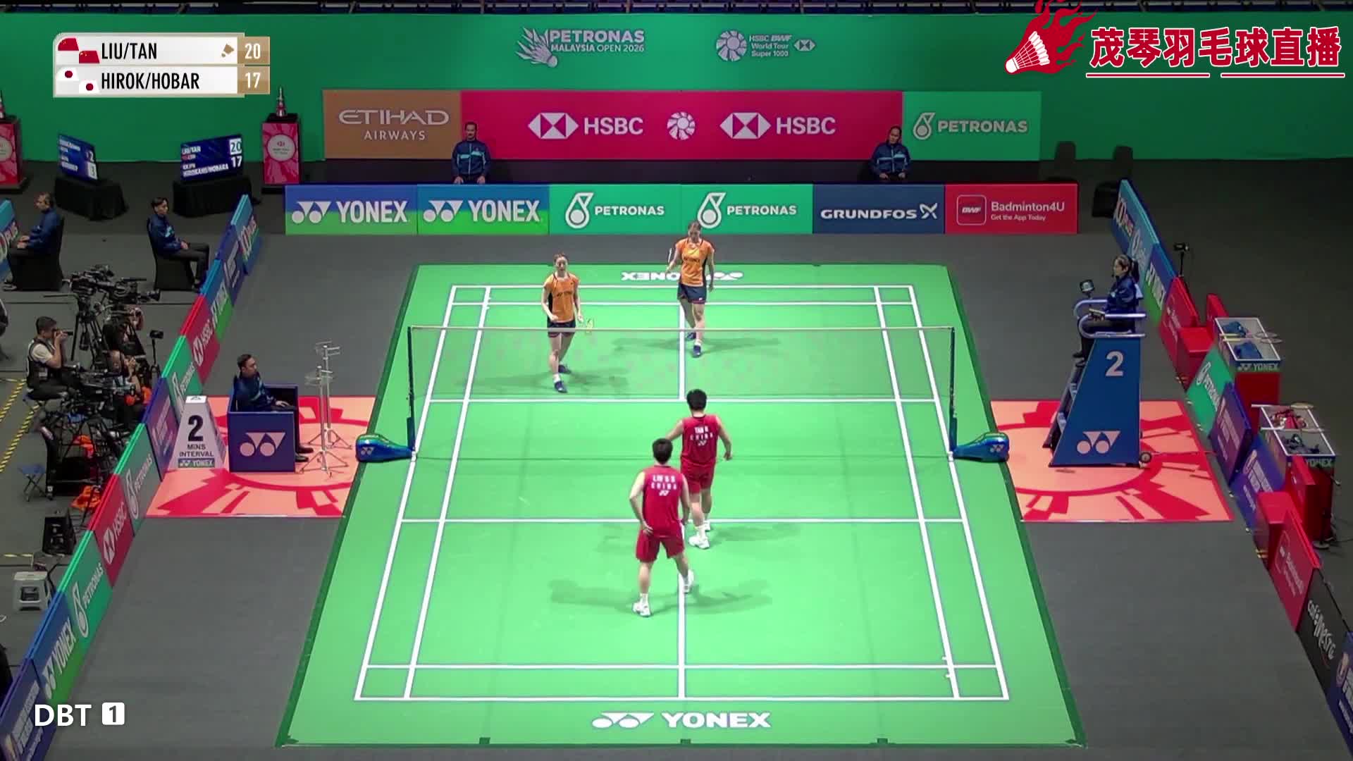 2026羽马来西亚毛球公开赛刘圣书/ 谭宁精彩球