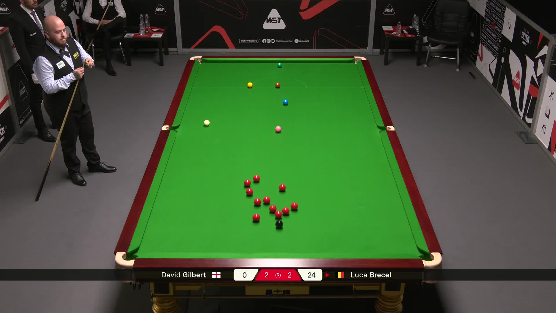 【第五局】大卫·吉尔伯特VS卢卡·布雷切尔 德国大师赛资格赛