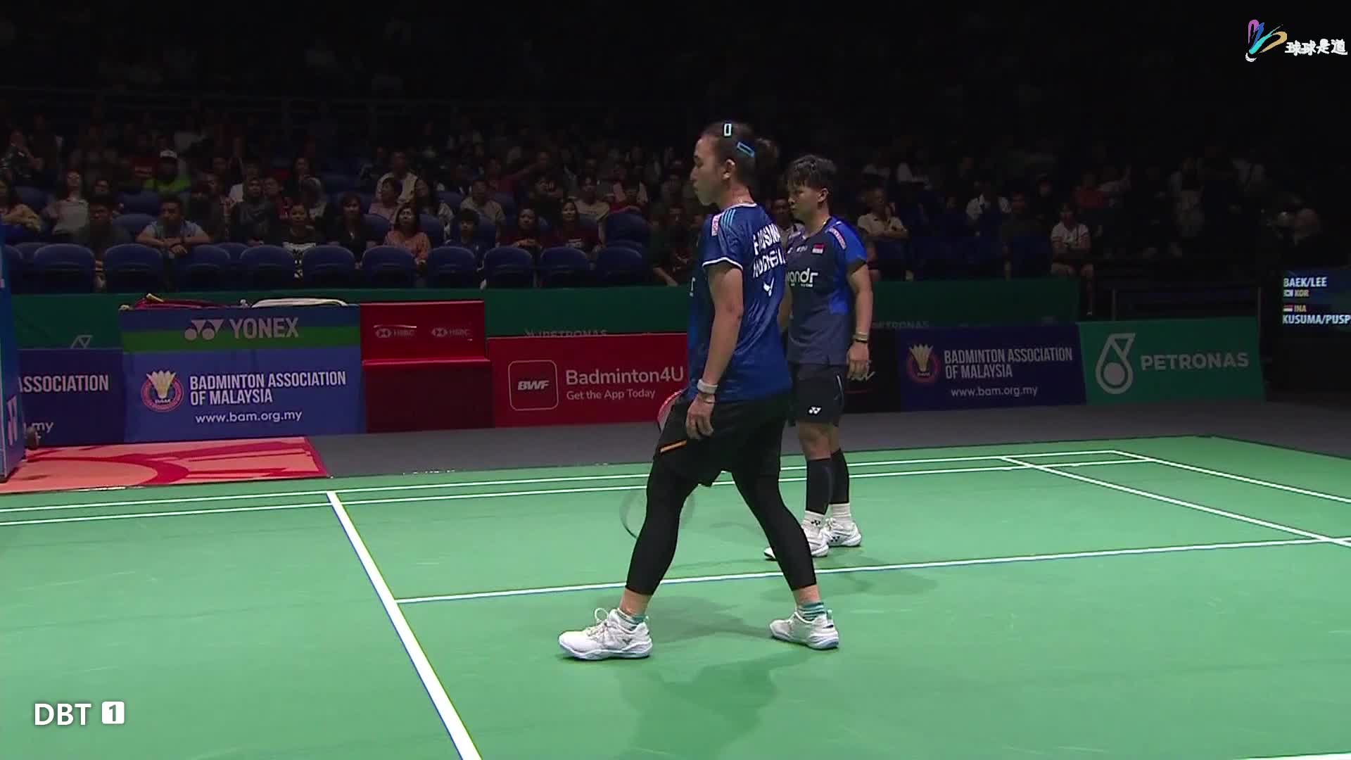 白荷娜/李绍希vs库苏马/梅丽莎马来西亚公开赛-球球是道上