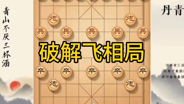 河南省冠军黄丹青讲棋，象棋怎么学，象棋教学，破解飞象局，系统学习象棋