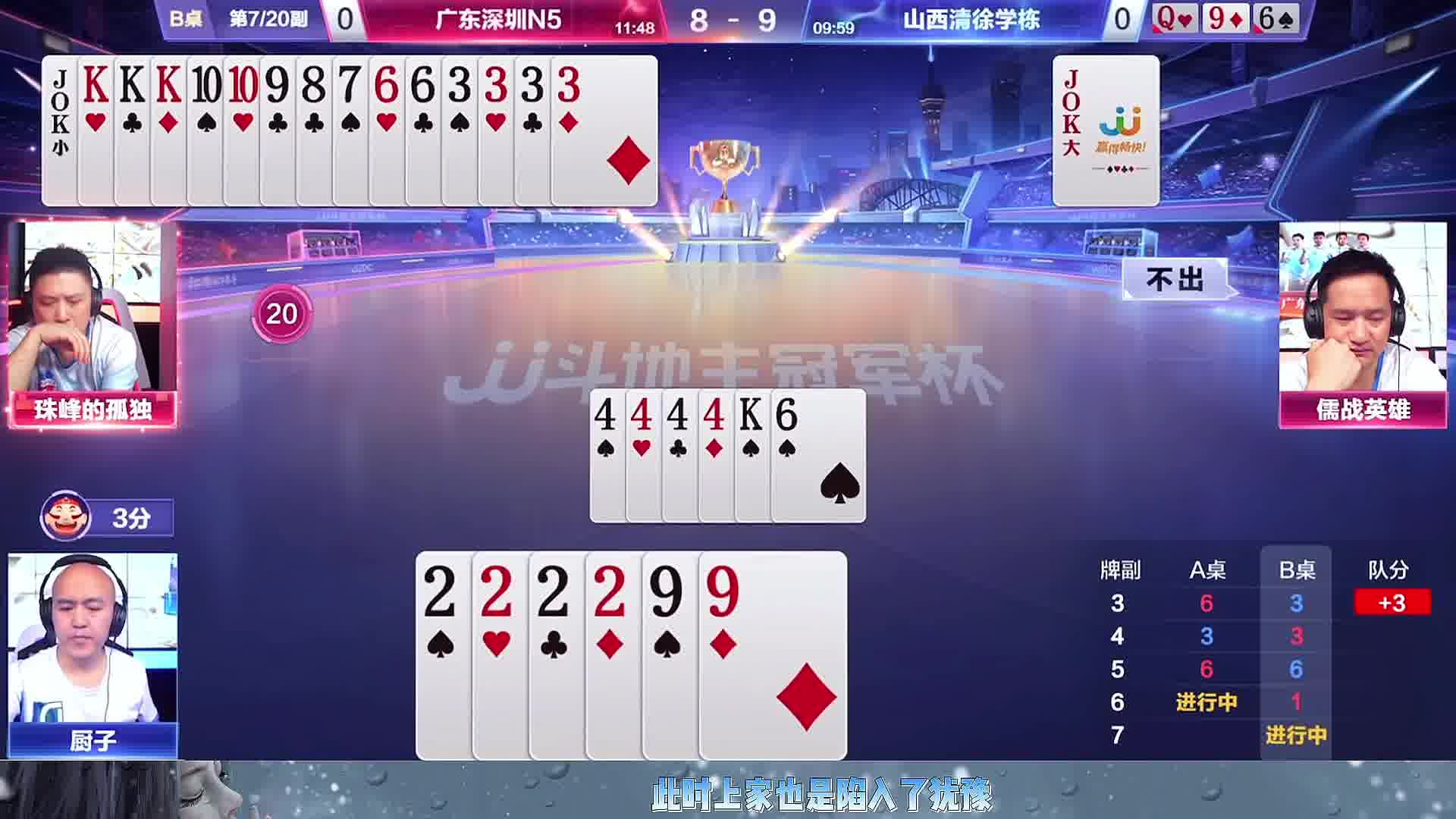 明显是给厨子送炸