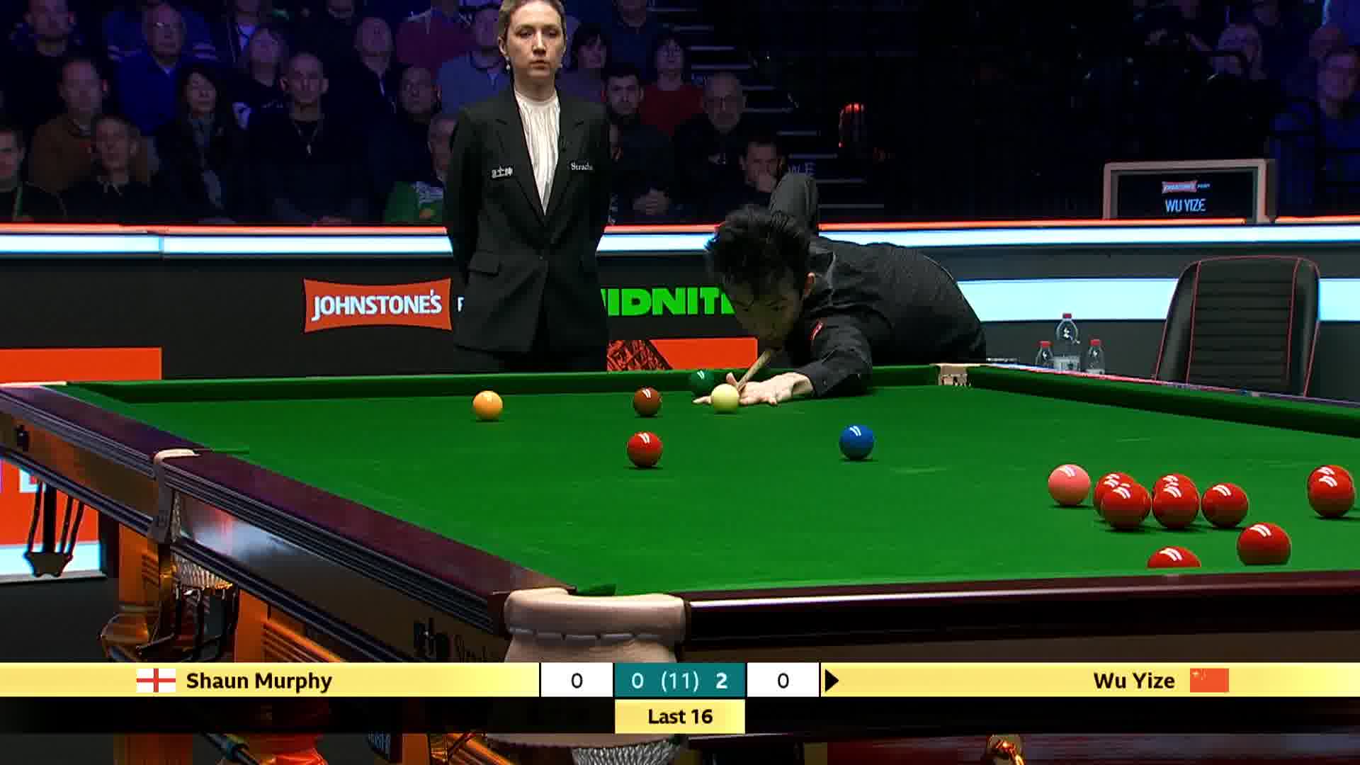 准！吴宜泽展示精准长台~