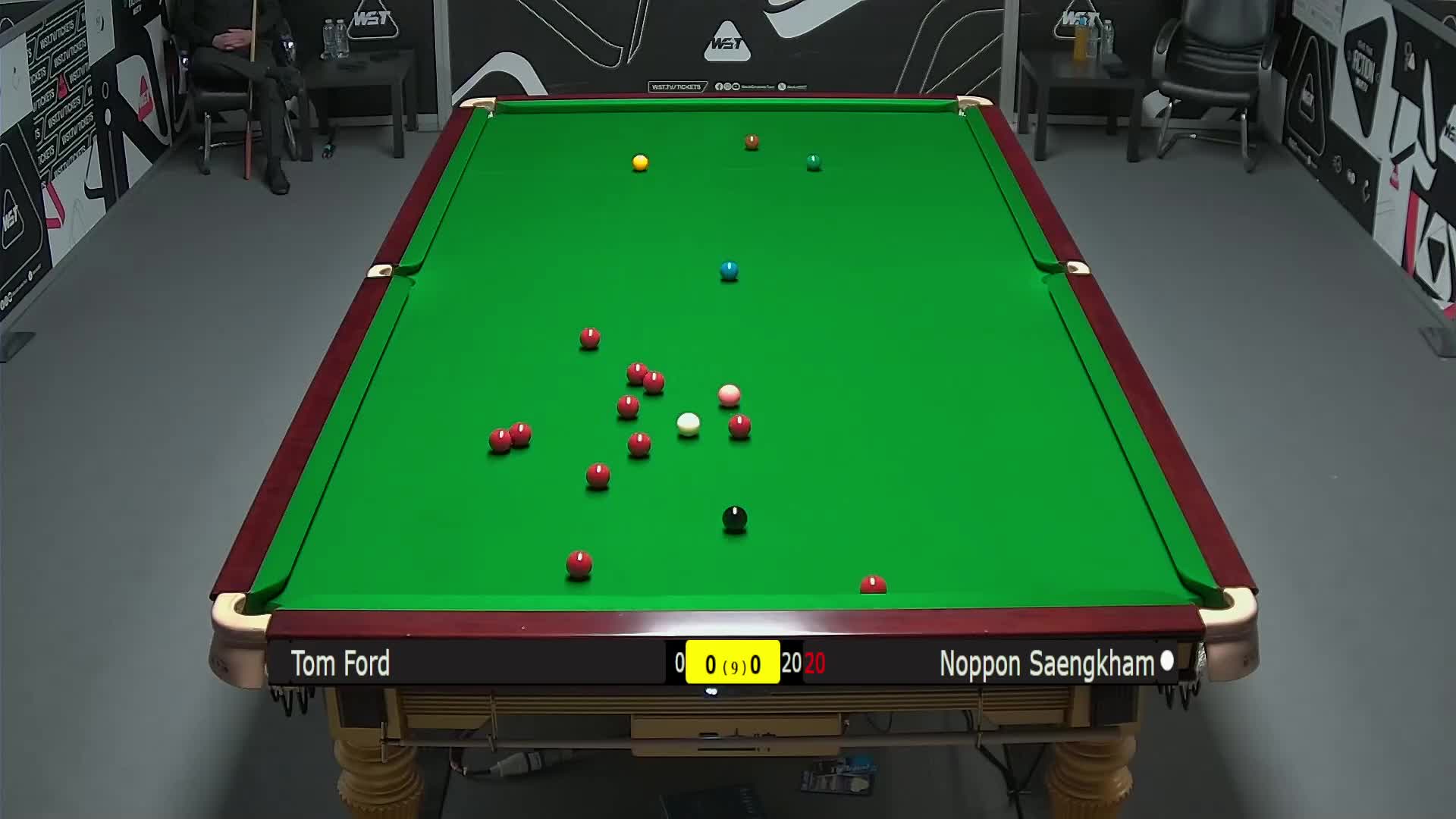 【第一局】 汤姆·福德VS诺鹏·桑坎姆 2026德国大师赛资格赛