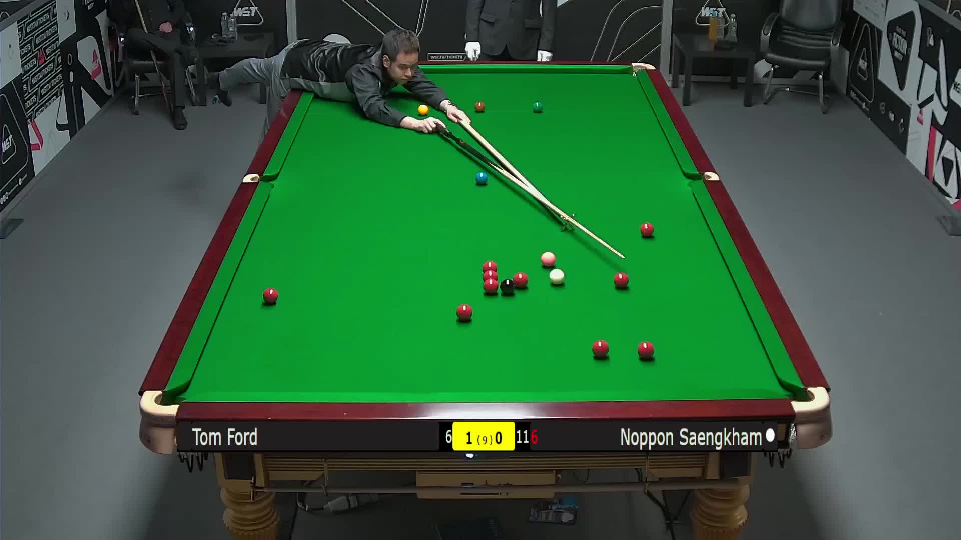 【第二局】 汤姆·福德VS诺鹏·桑坎姆 2026德国大师赛资格赛