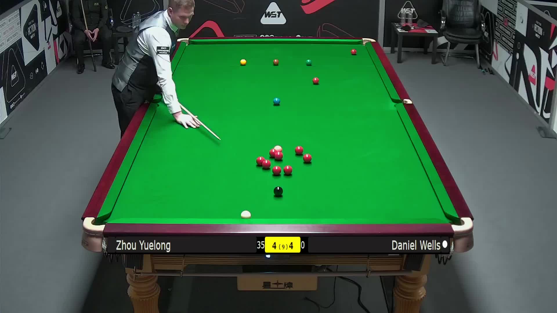 【第九局】 周跃龙VS丹尼尔·威尔斯 2026德国大师赛资格赛