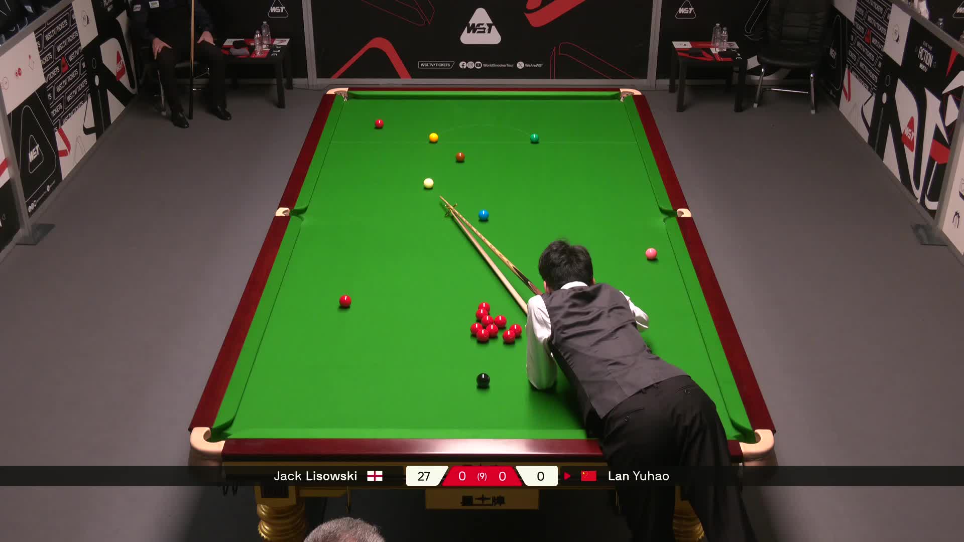 【第一局】 杰克·利索夫斯基VS蓝裕豪 2026德国大师赛资格赛