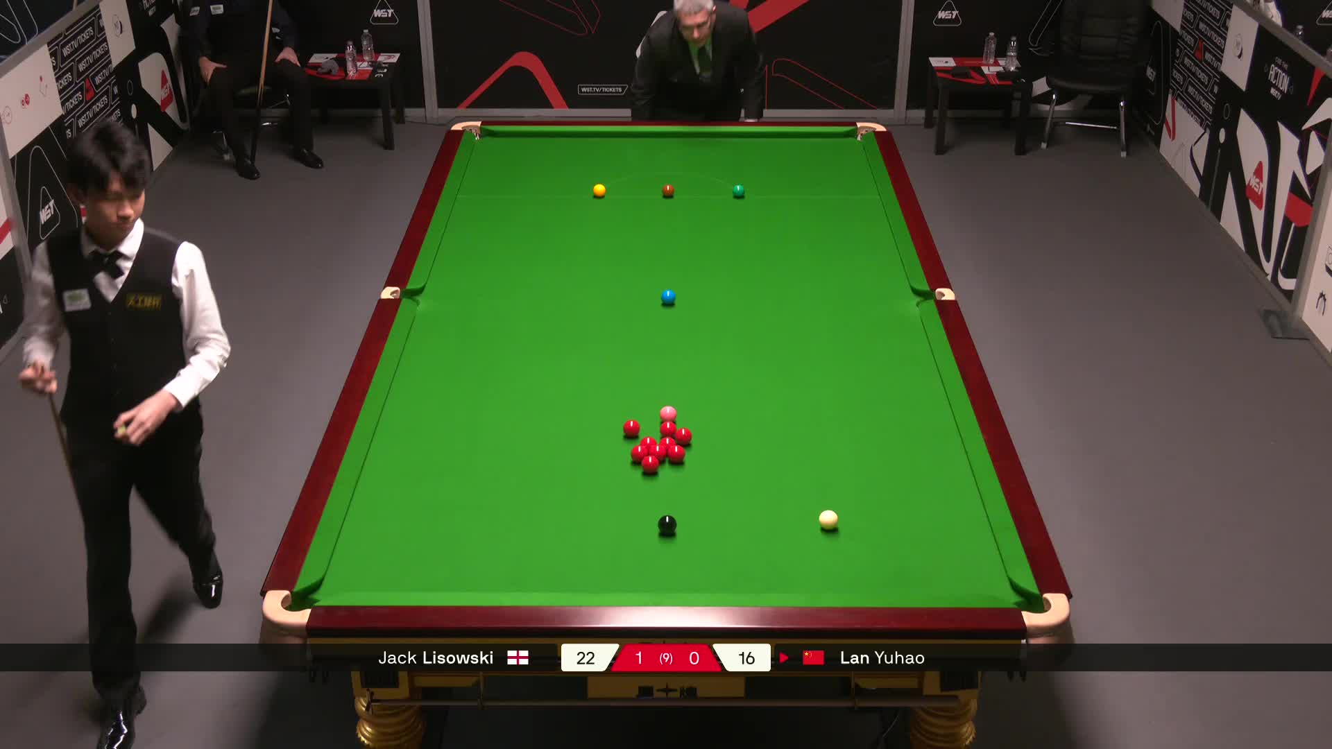 【第二局】 杰克·利索夫斯基VS蓝裕豪 2026德国大师赛资格赛