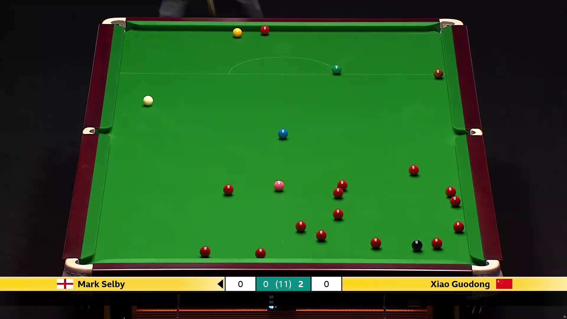 【第三局】马克·塞尔比VS肖国栋 2026斯诺克大师赛