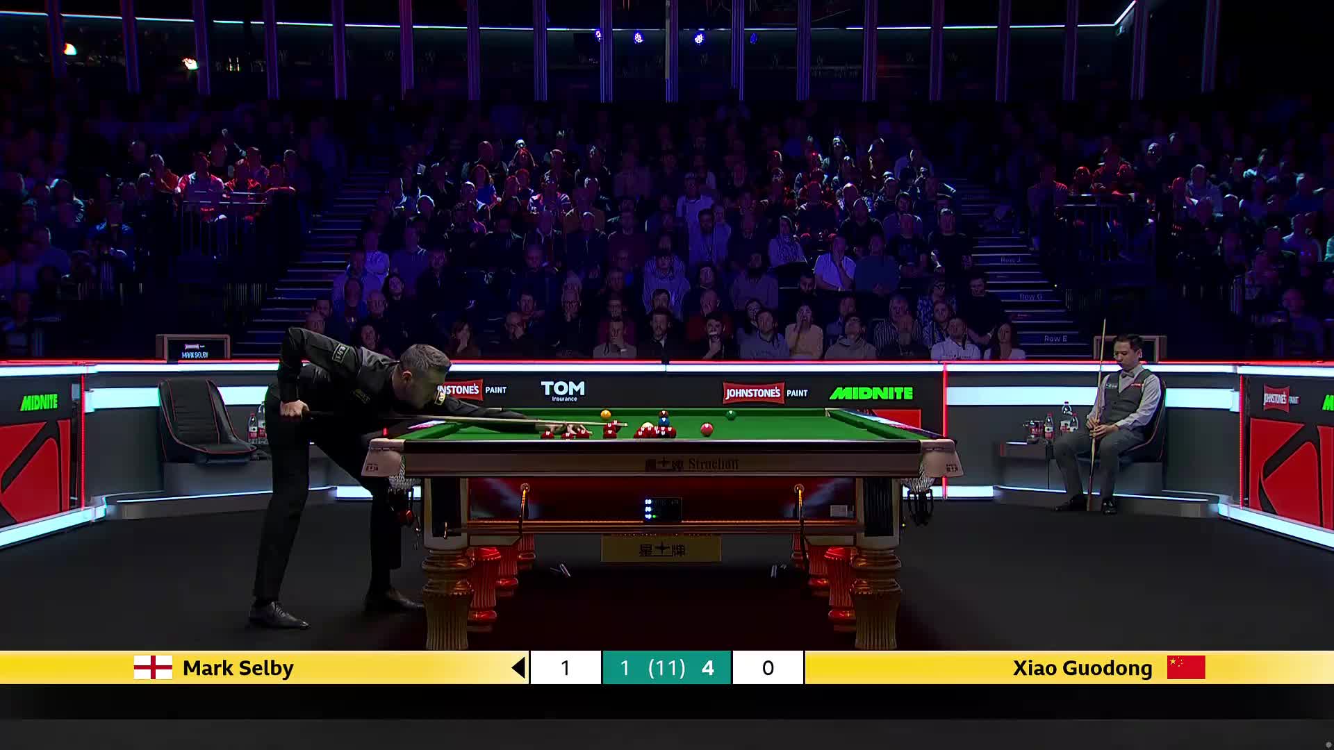 【第六局】马克·塞尔比VS肖国栋 2026斯诺克大师赛