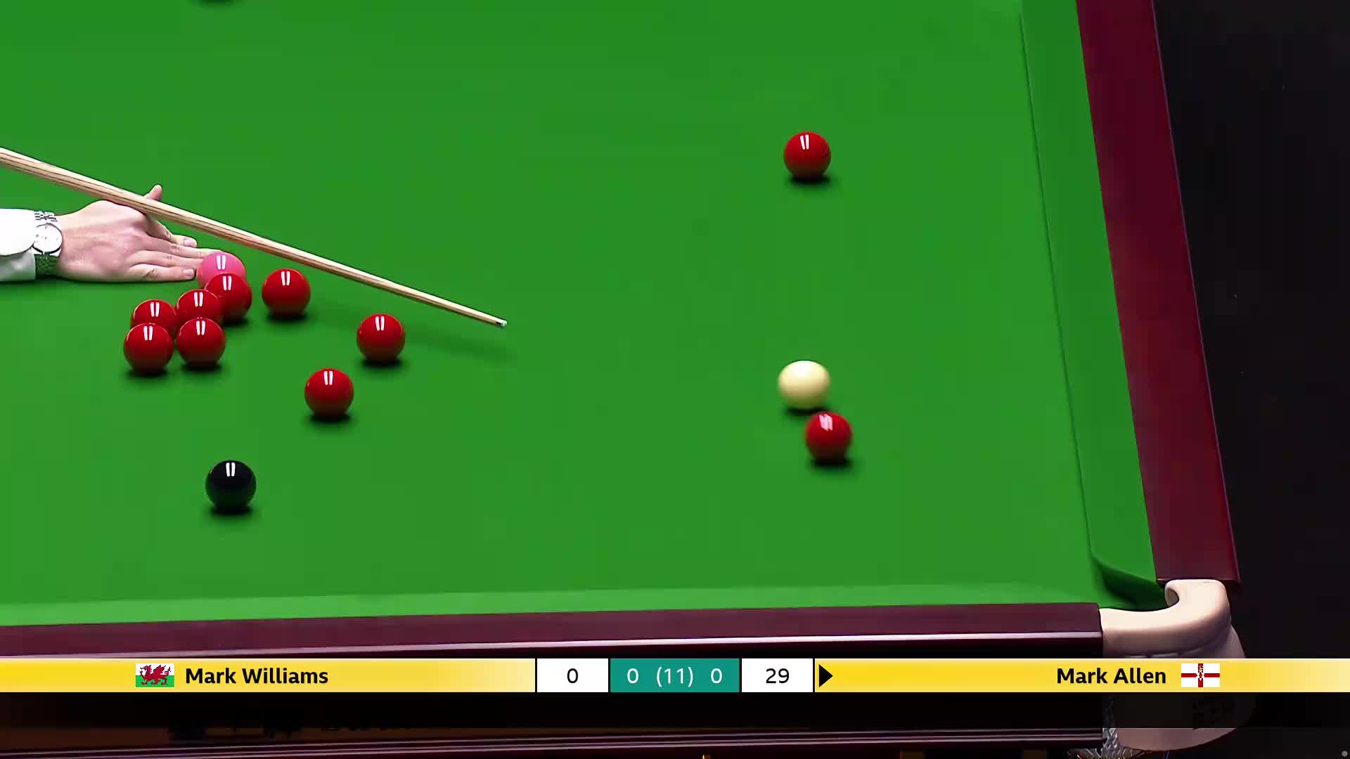 【第一局】马克·威廉姆斯VS马克·艾伦  2026斯诺克大师赛
