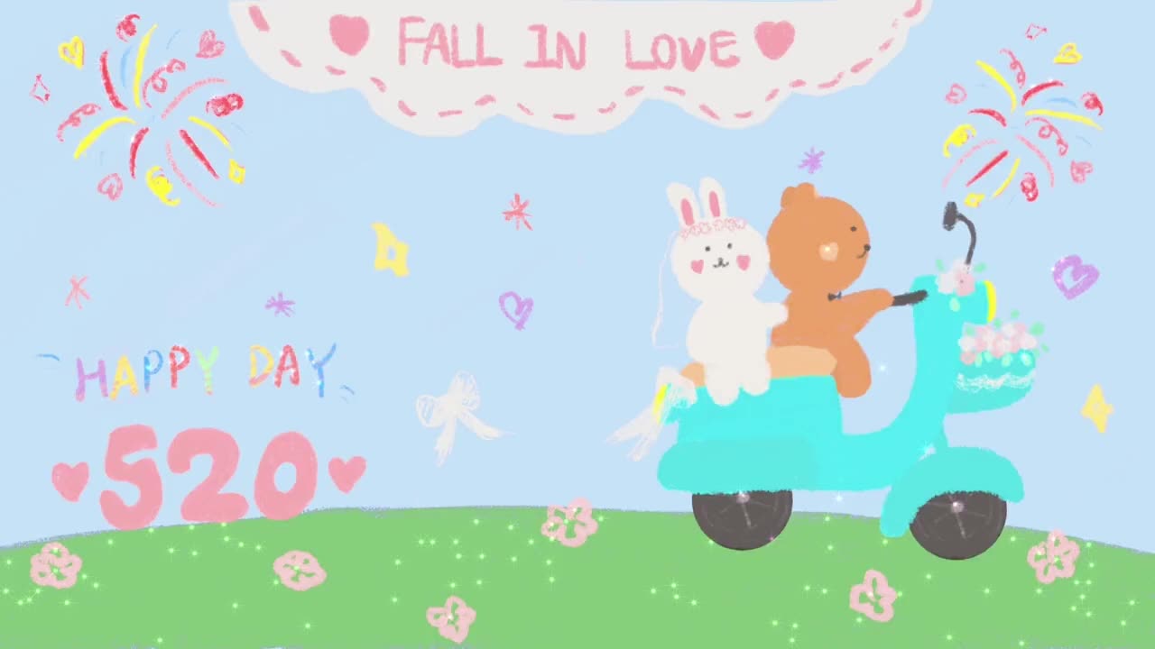 可爱心情美好的素材