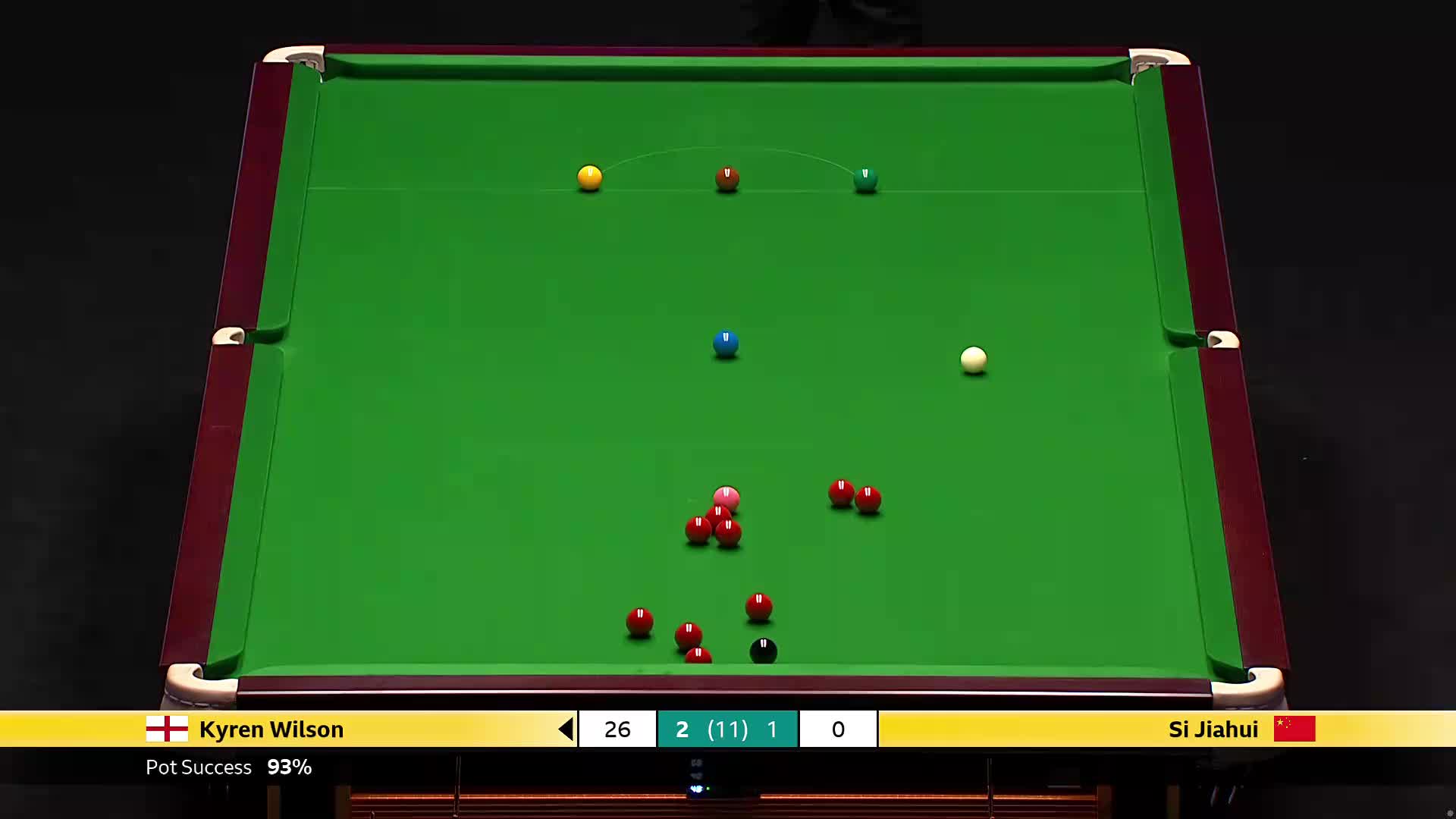 【第四局】凯伦·威尔逊VS斯佳辉 2026斯诺克大师赛